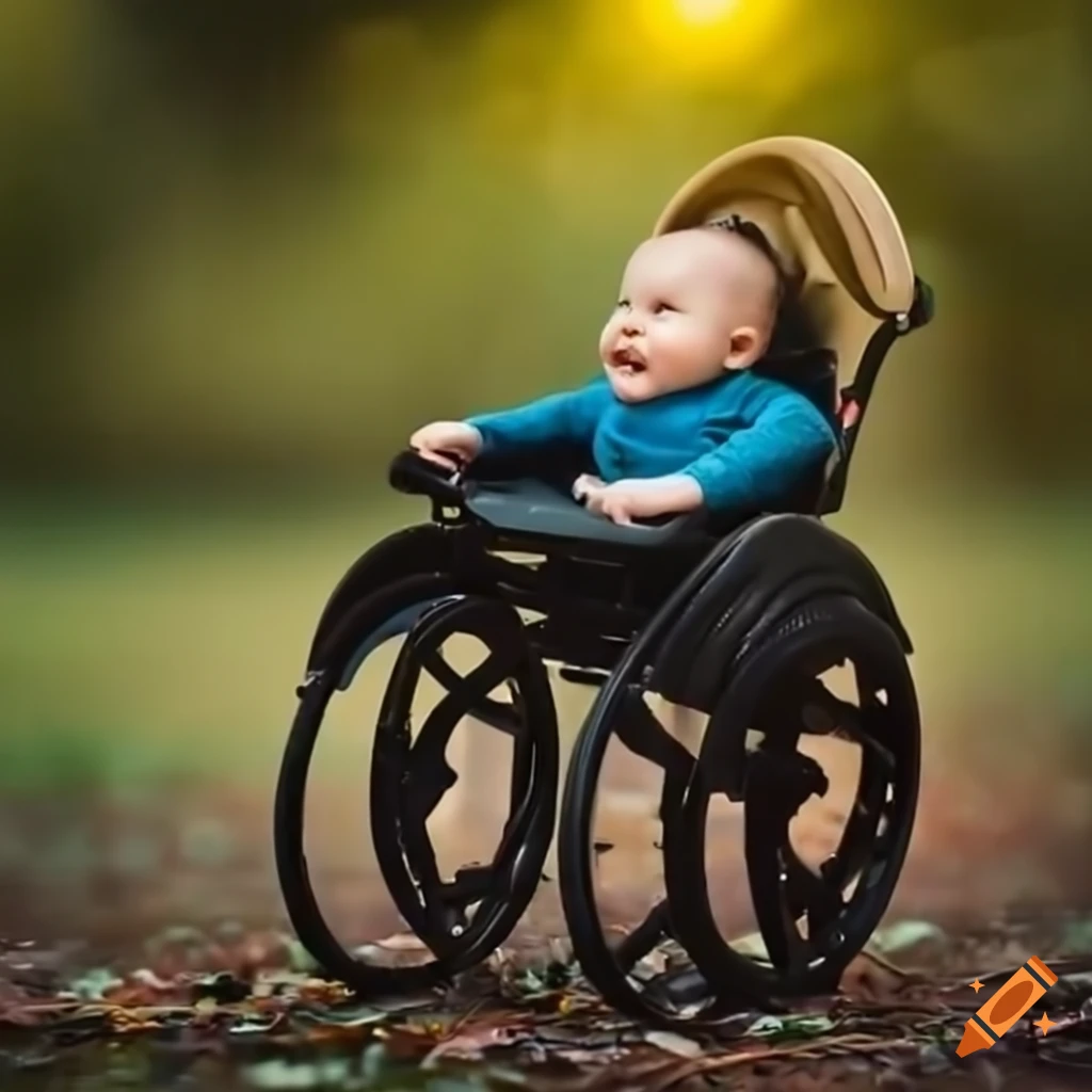 Image of a smart baby wheelchair