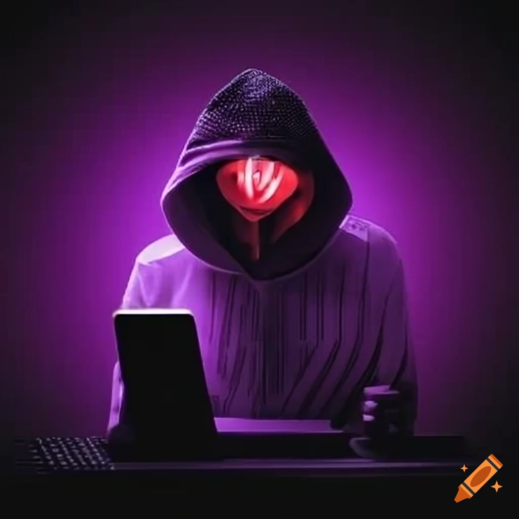 Illustration of social engineering and malware attacks on Craiyon