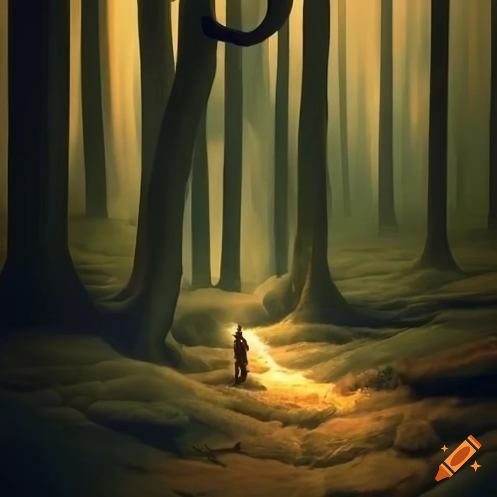 photo of solitude in the woods