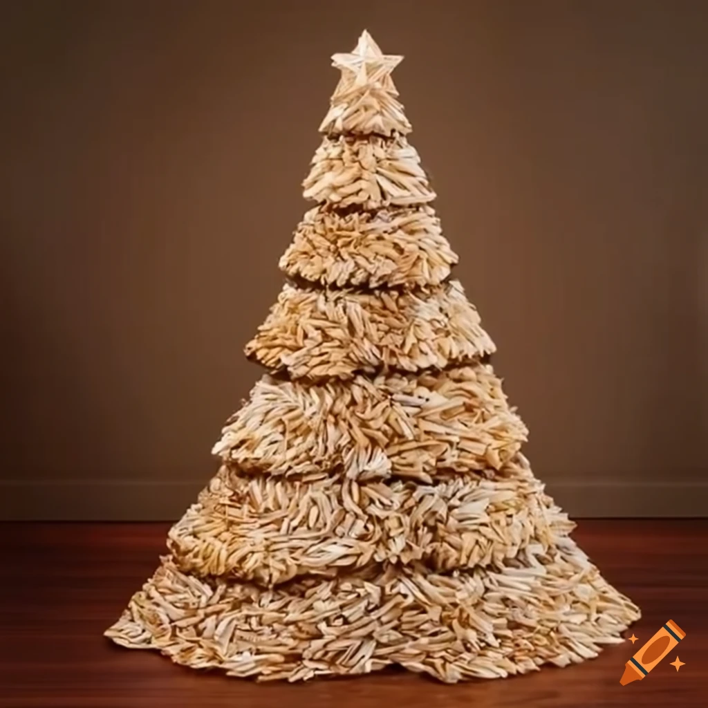 Rice grain christmas tree