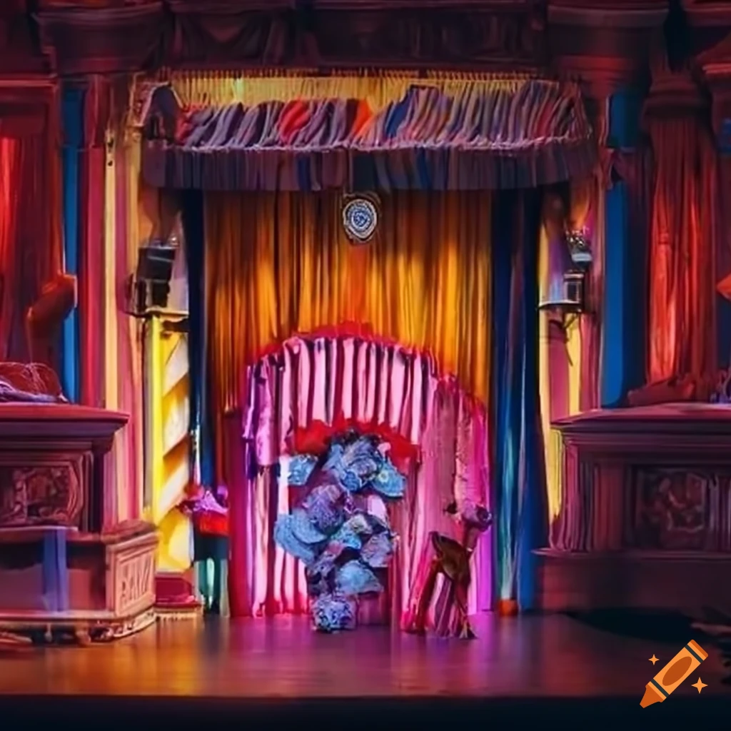 Candy broadway stage on Craiyon