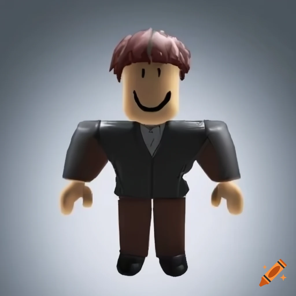 Roblox character in t-pose on Craiyon