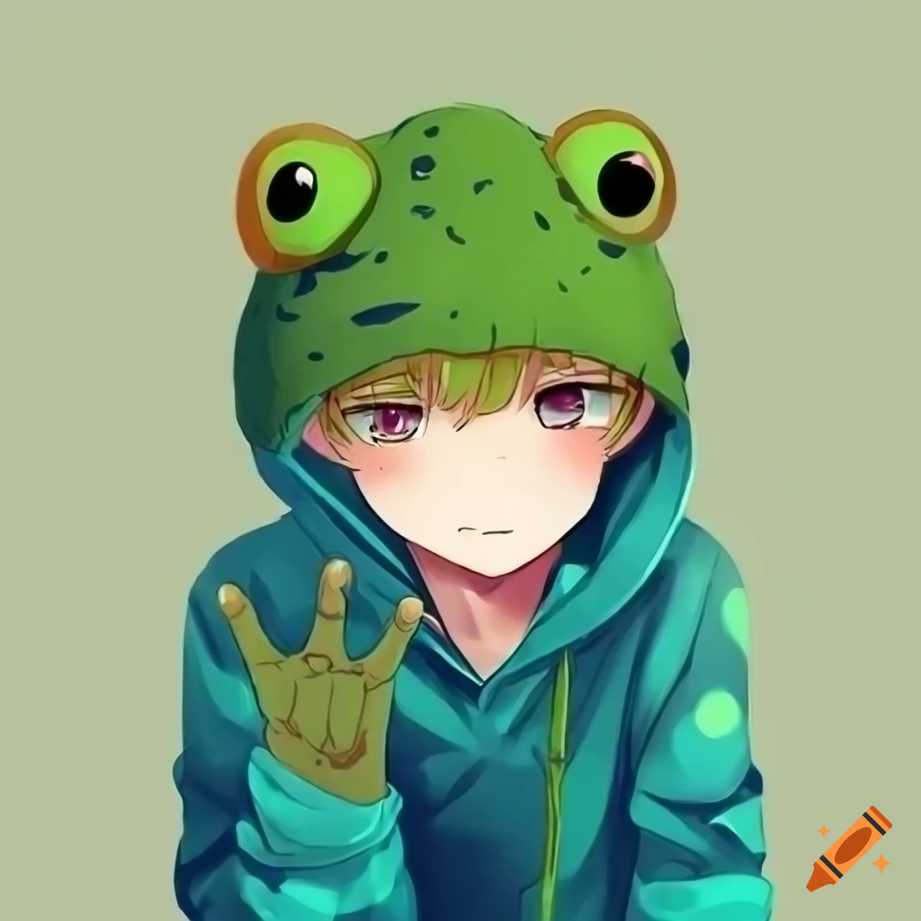90s Anime Frog Wearing Glasses Like a Gangster Stock Illustration -  Illustration of school, funky: 307696746