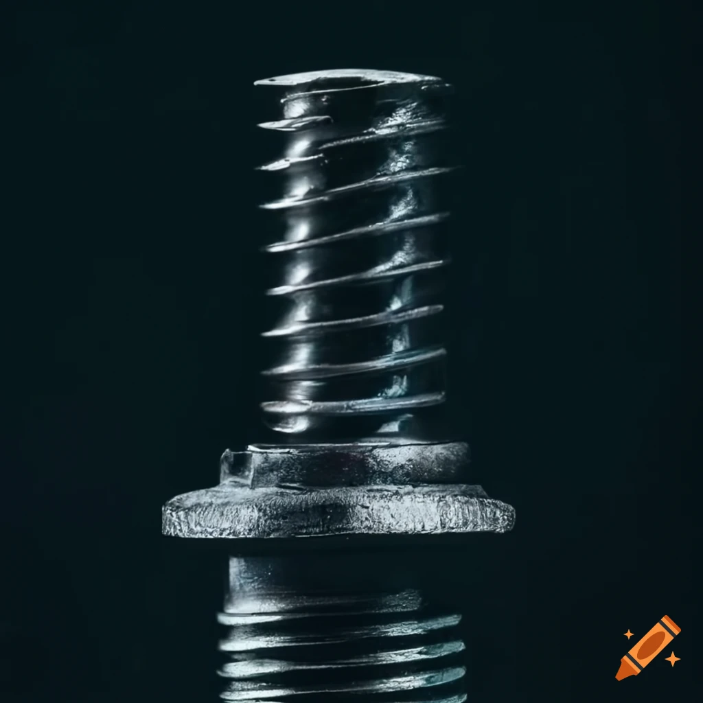 DIN 933 screw - industry on Craiyon