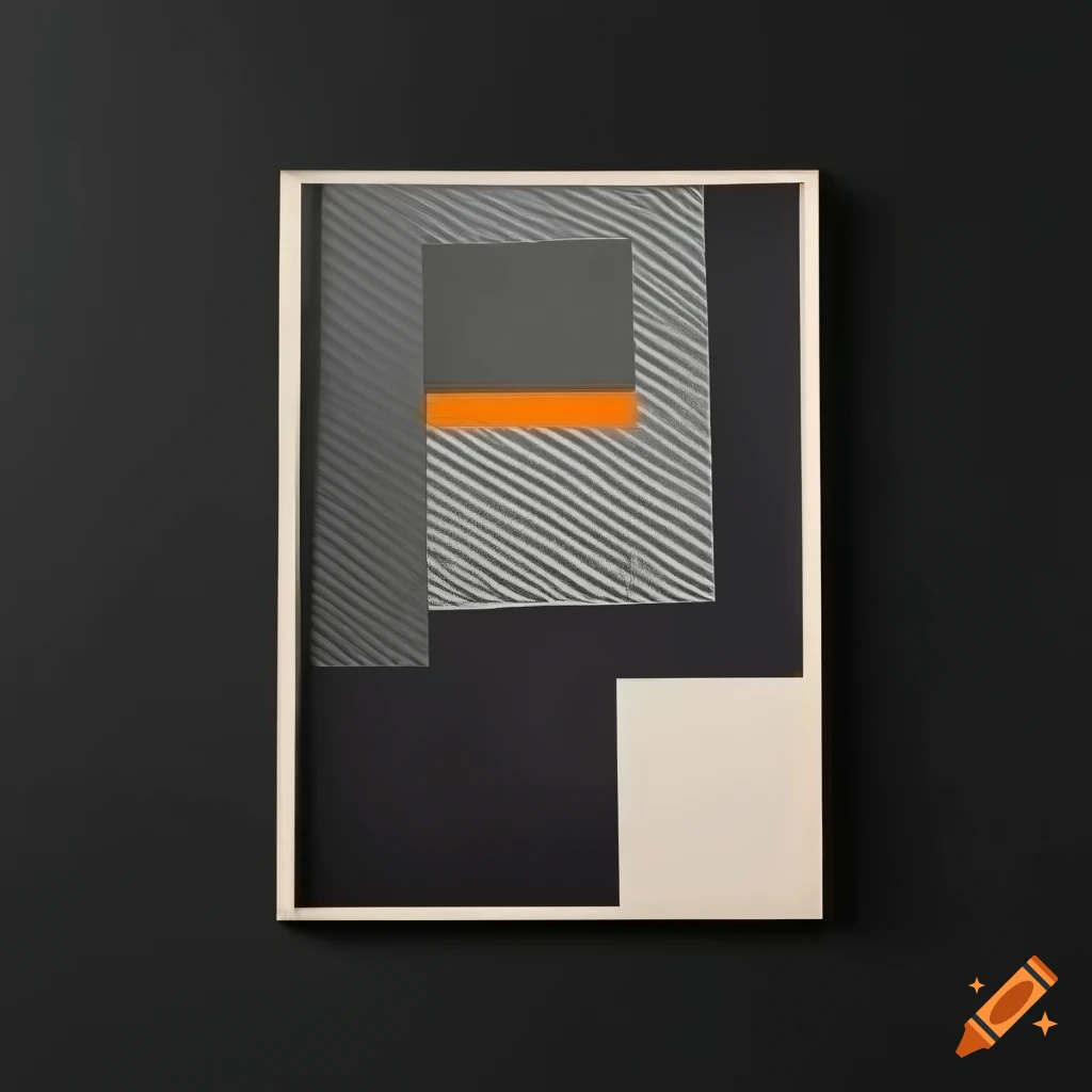 black Bauhaus poster from the 90s