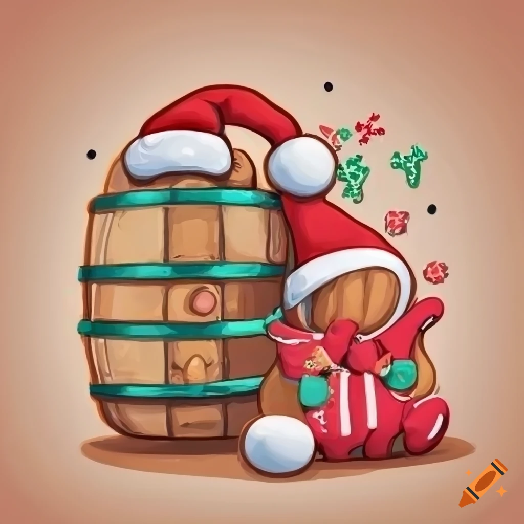 Christmas Party Drawing · Creative Fabrica