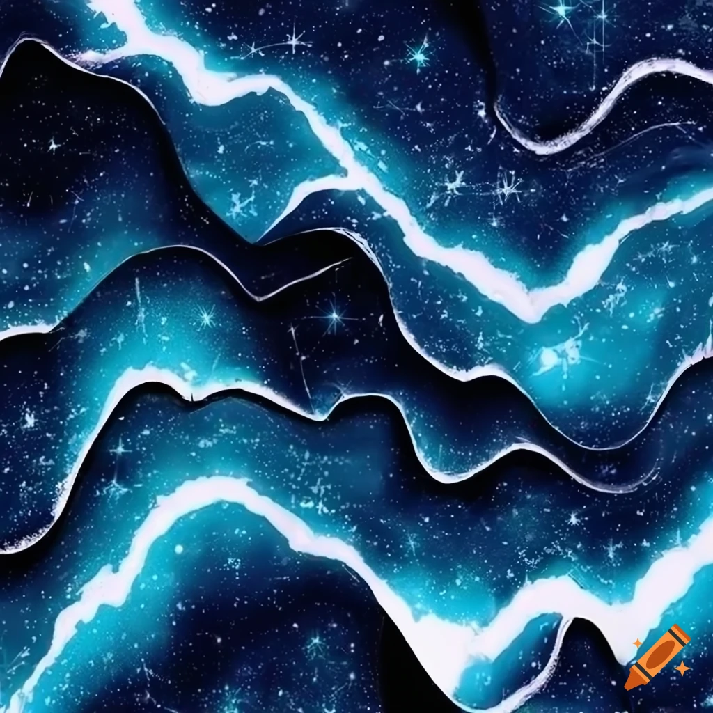 abstract manga with celestial light and texture patterns