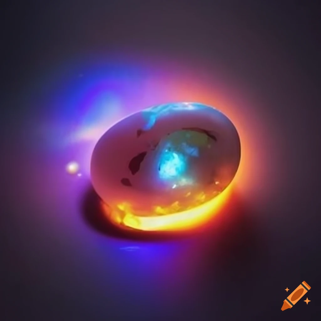 glowing magical gemstone