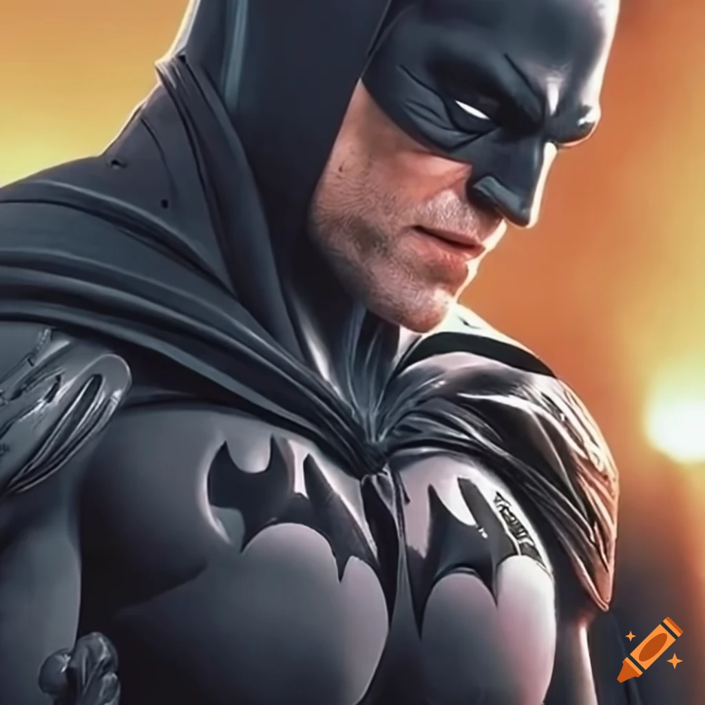 fusion of George Clooney's Batman and Robert Pattinson's Batman
