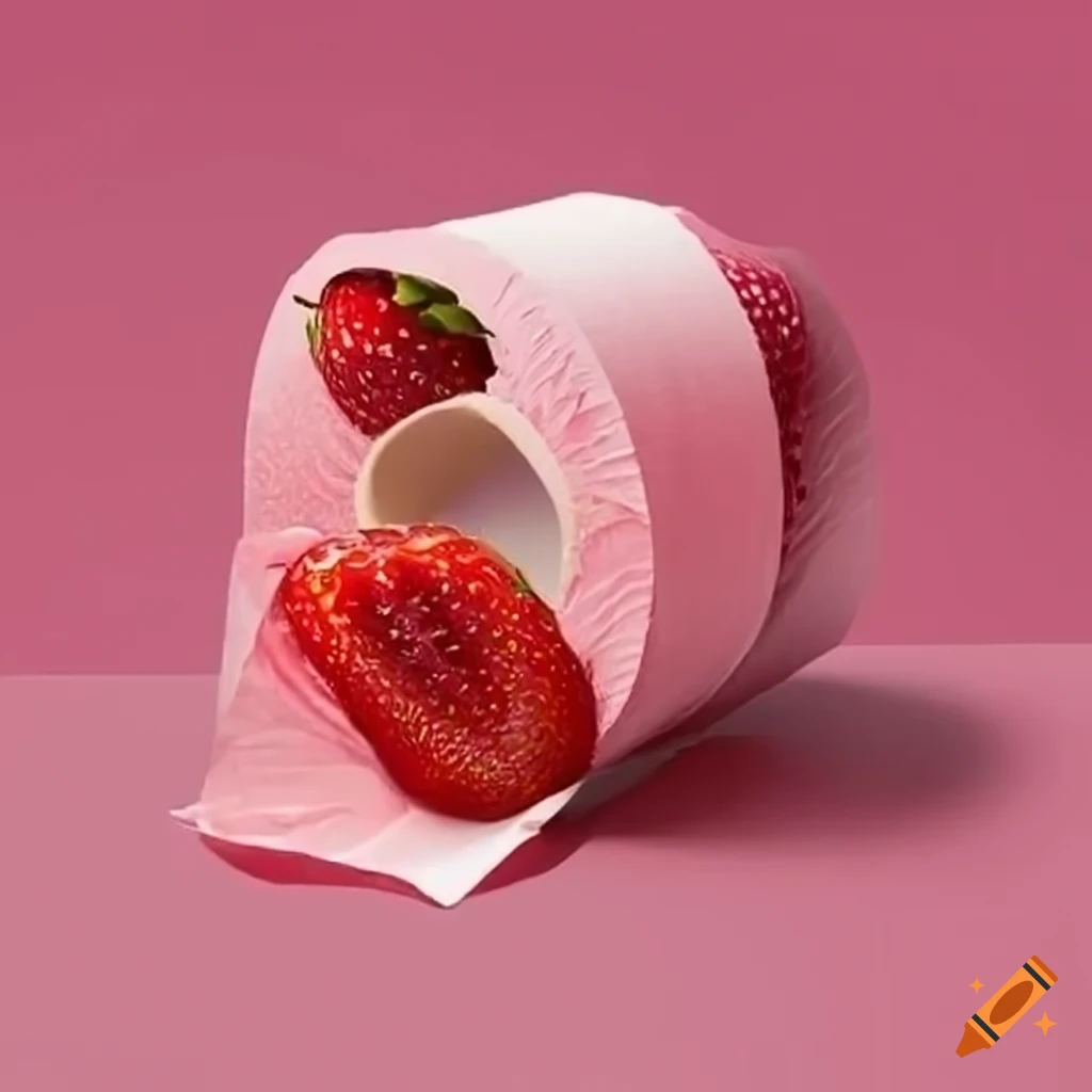toilet paper with strawberry scent