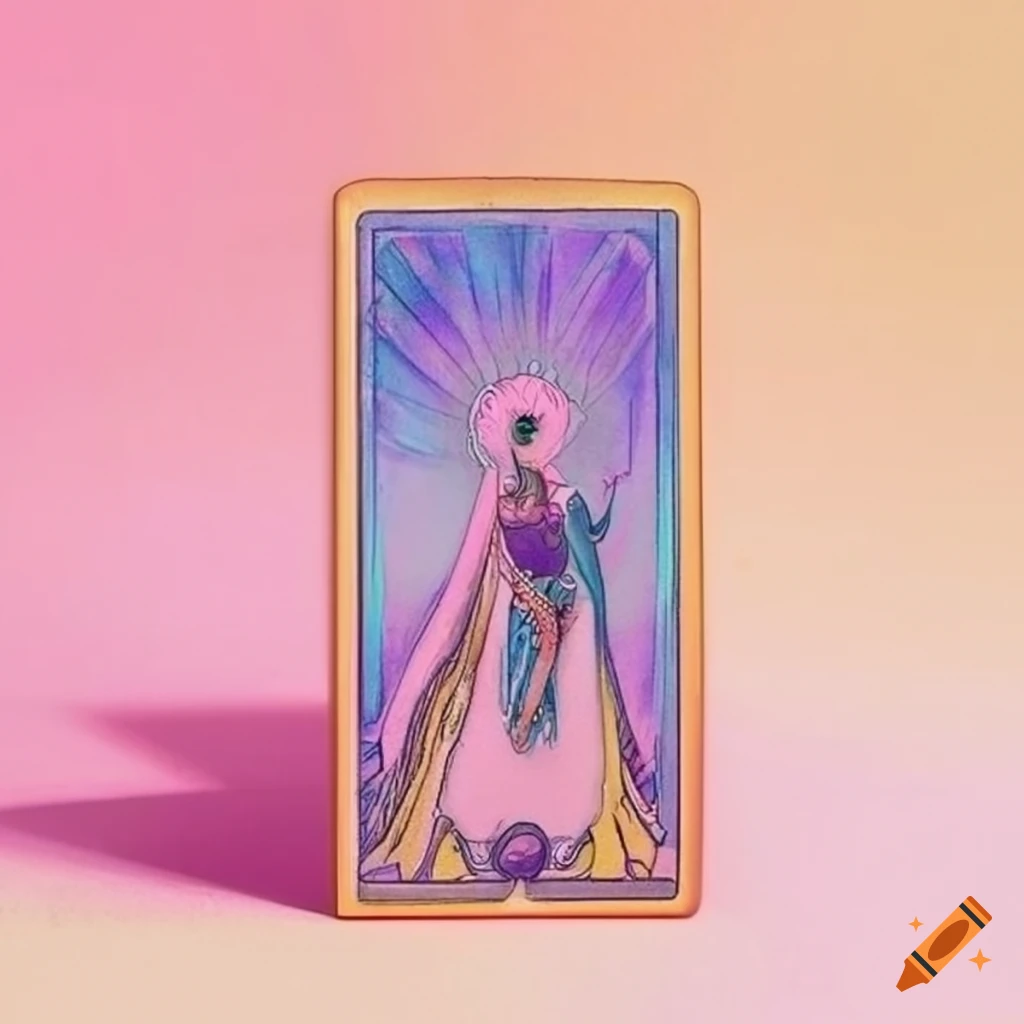 Pastelcolored tarot cards