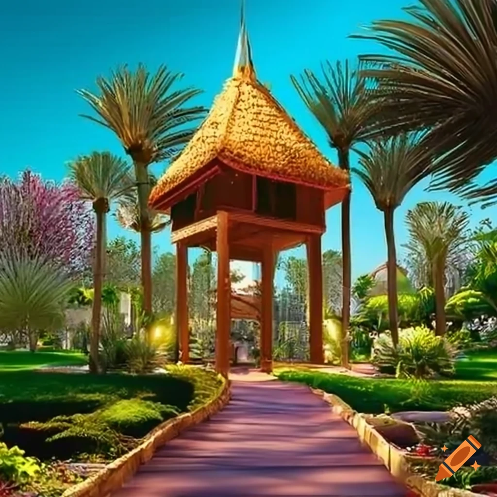 cityscape of Dubai's Discovery Garden
