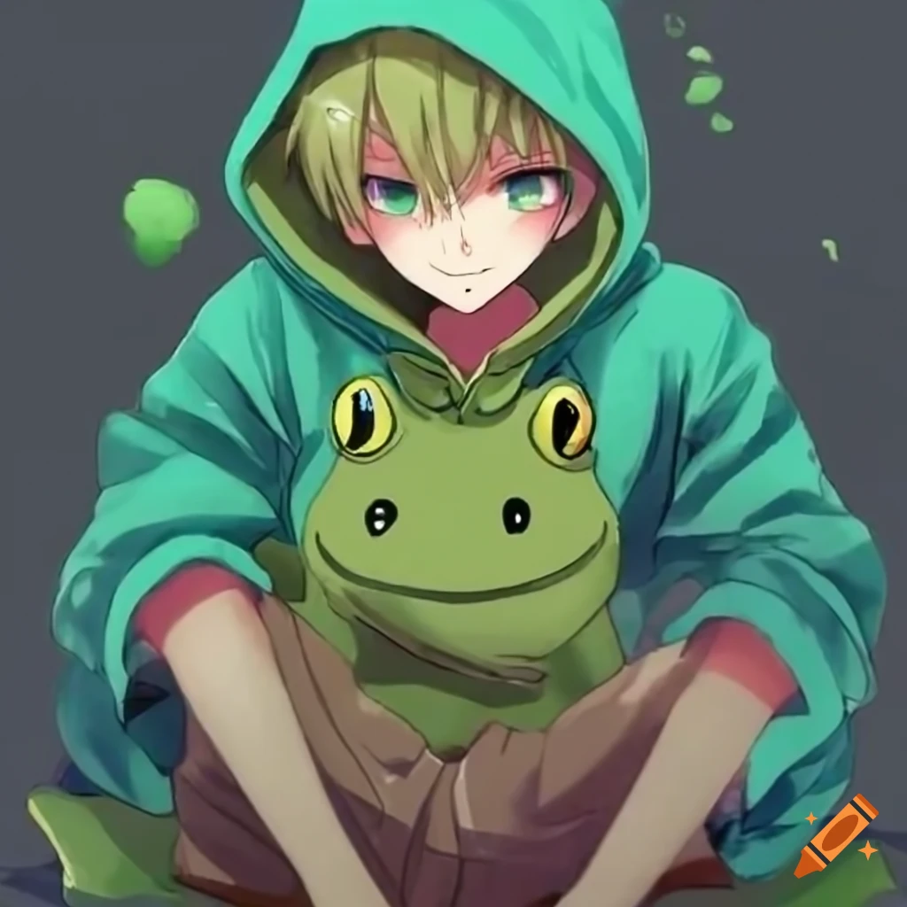 Traveling Anime Frog