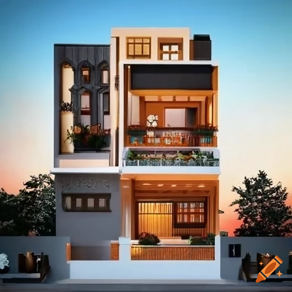 Impressive spanish front elevation design