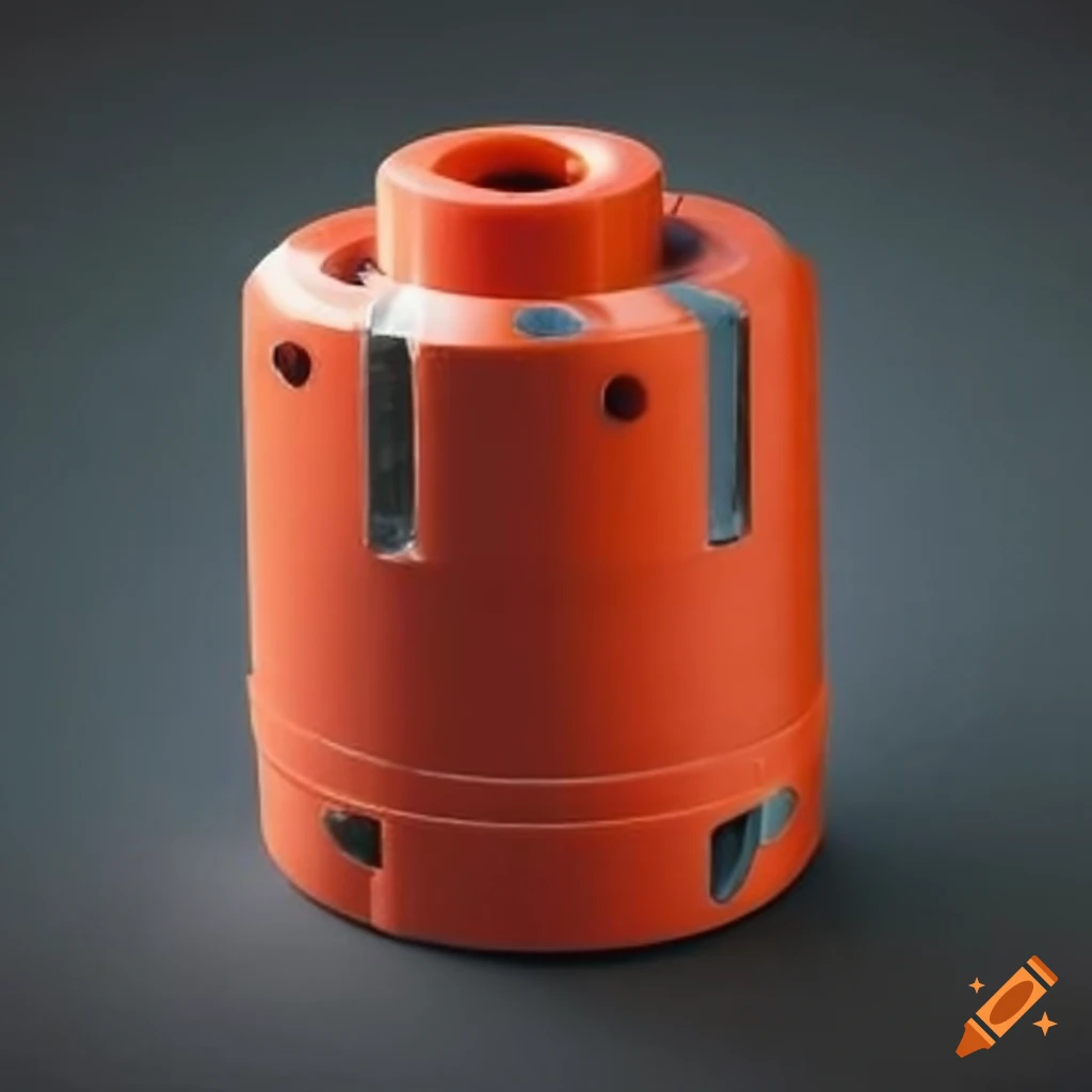 Plastic shaft coupling on Craiyon