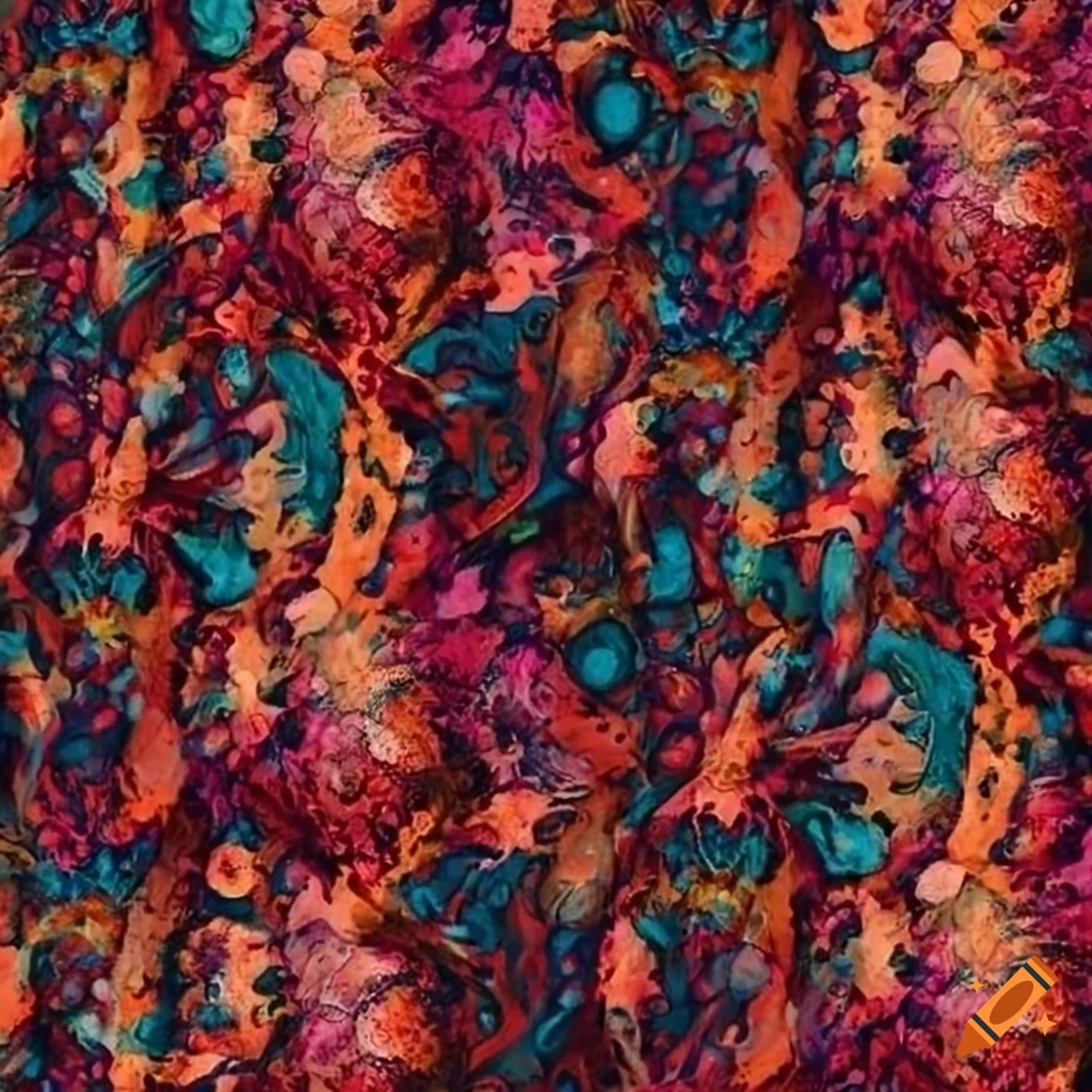 whimsical gothic fabric print