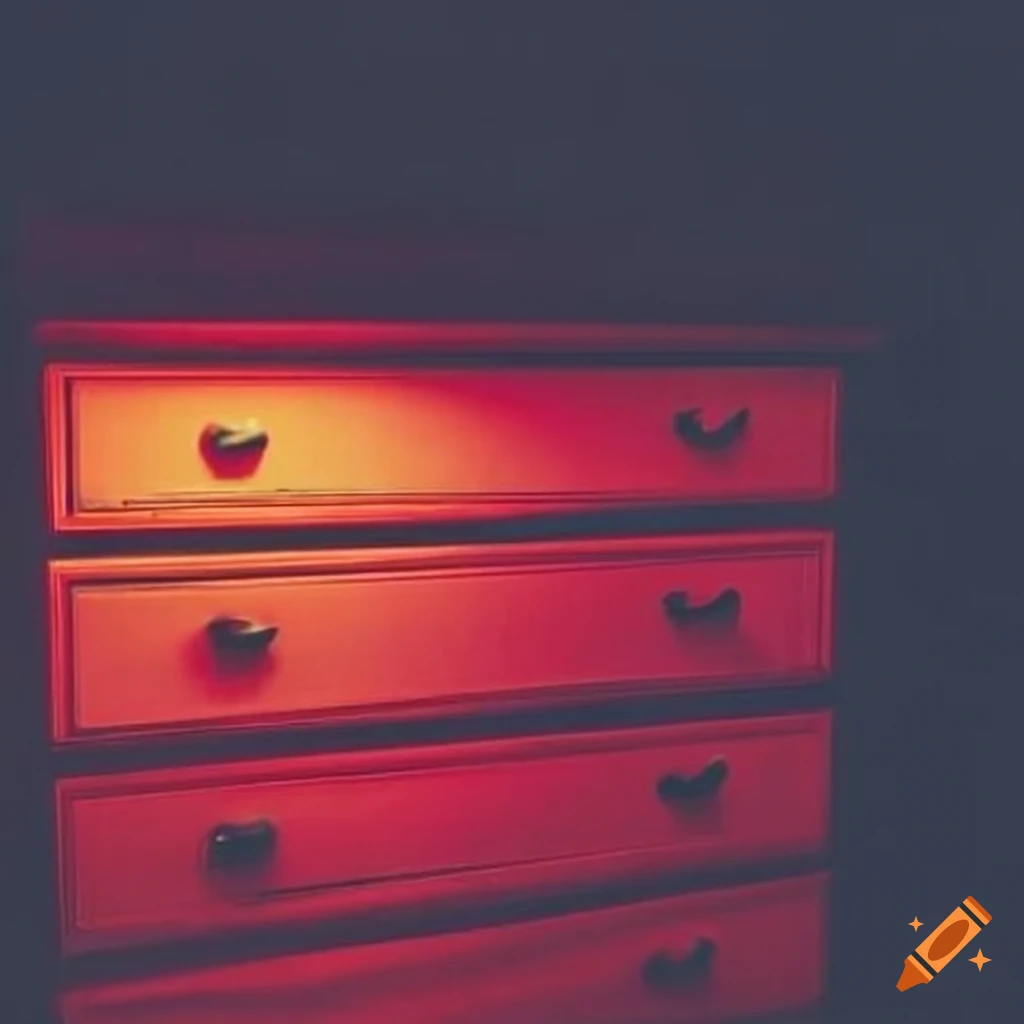 Stylish black bedroom with red accents