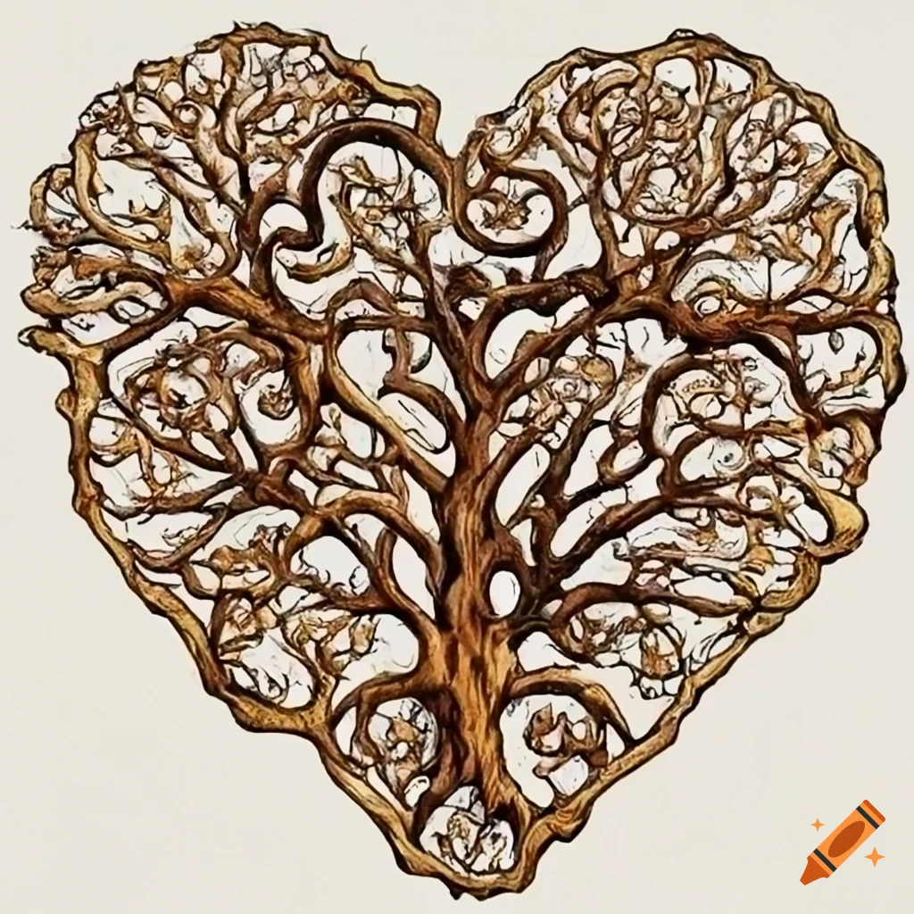 carved heart on an oak tree