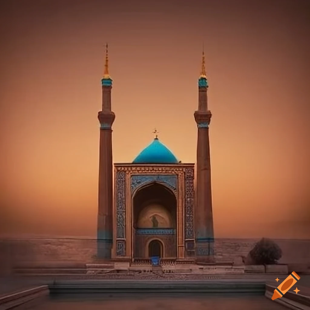Beautiful architecture of shakhrisabz on Craiyon