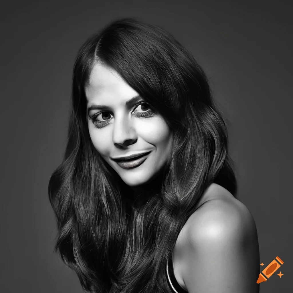 Portrait of willa holland with wavy black hair and brown eyes