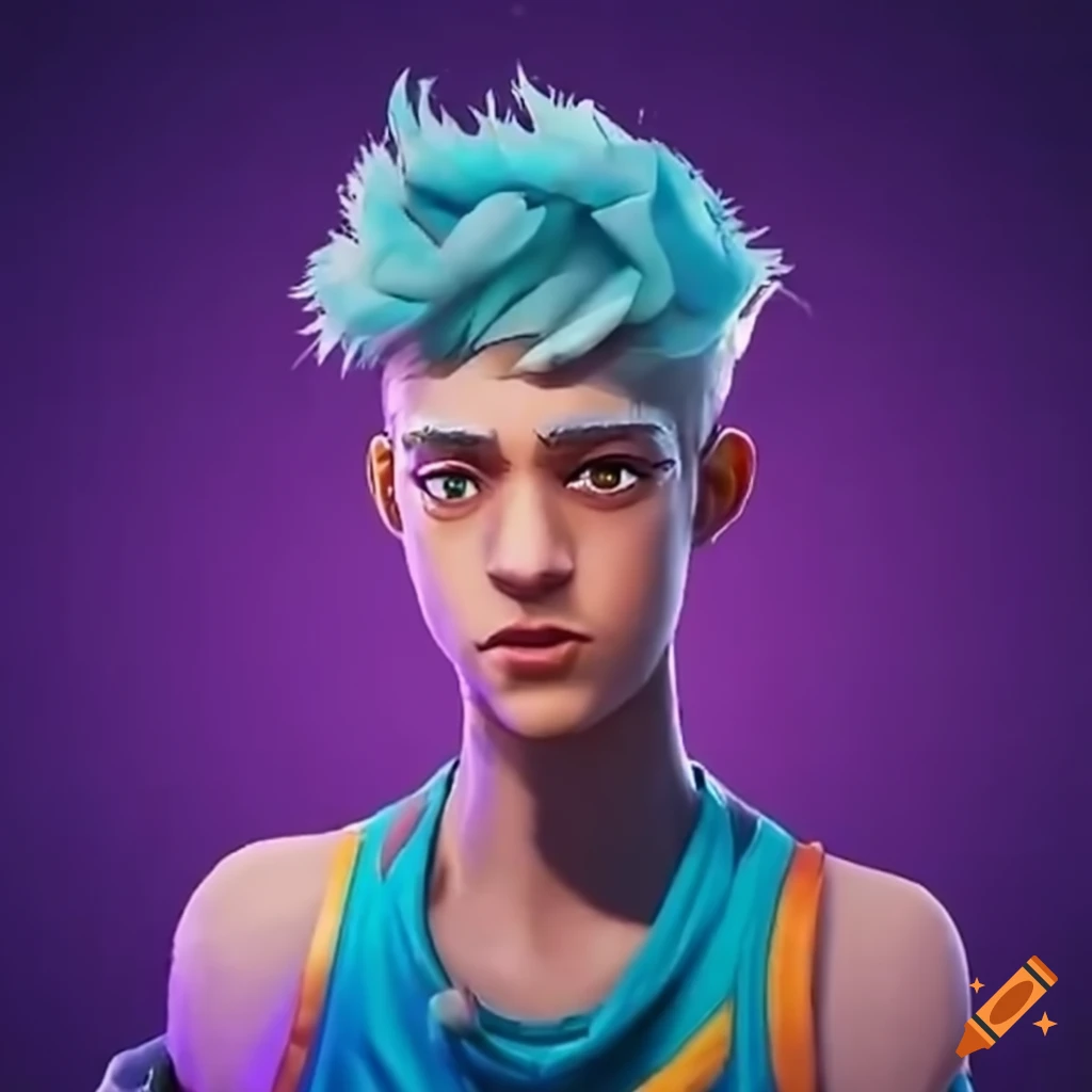 Picture of fortnite ninja blevins with silly noodle arms on Craiyon