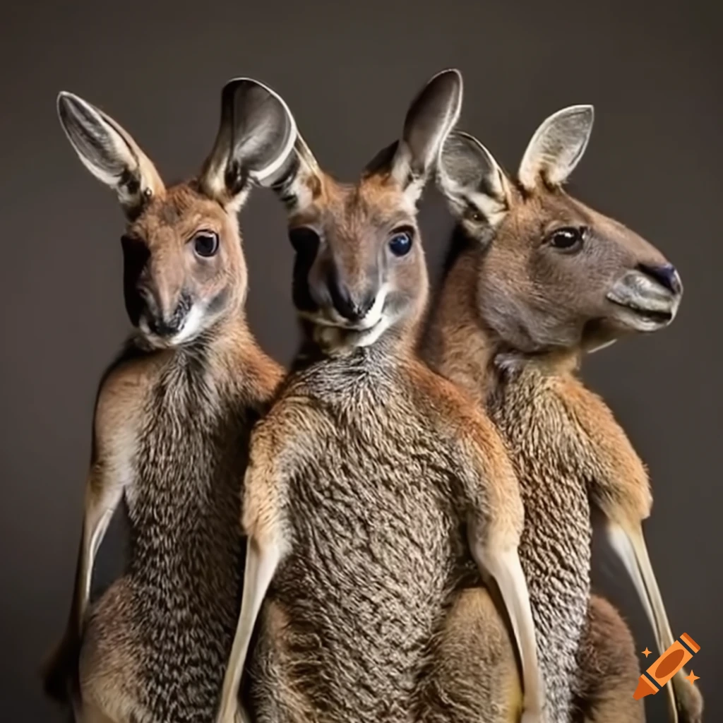 kangaroos forming a chamber choir