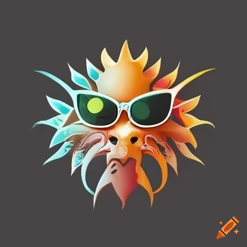 Sunglasses dragon logo