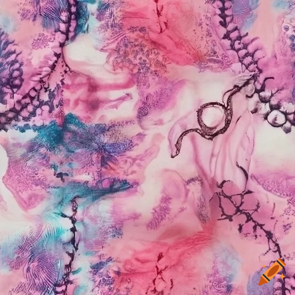 whimsical gothic fabric print