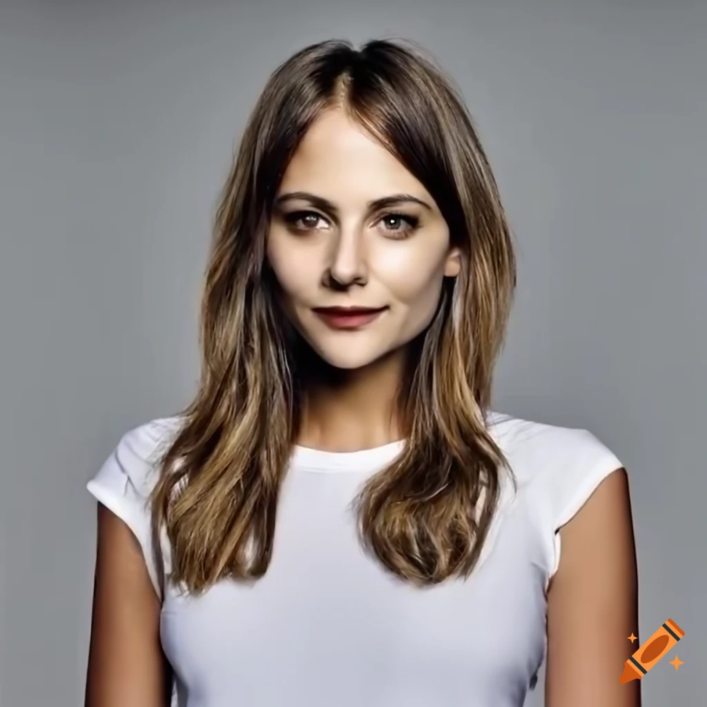 Portrait Of Willa Holland In White T Shirt On Craiyon 