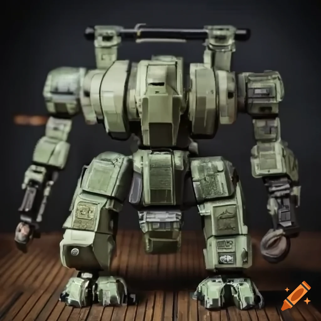 aquatic mech with radar and antenna
