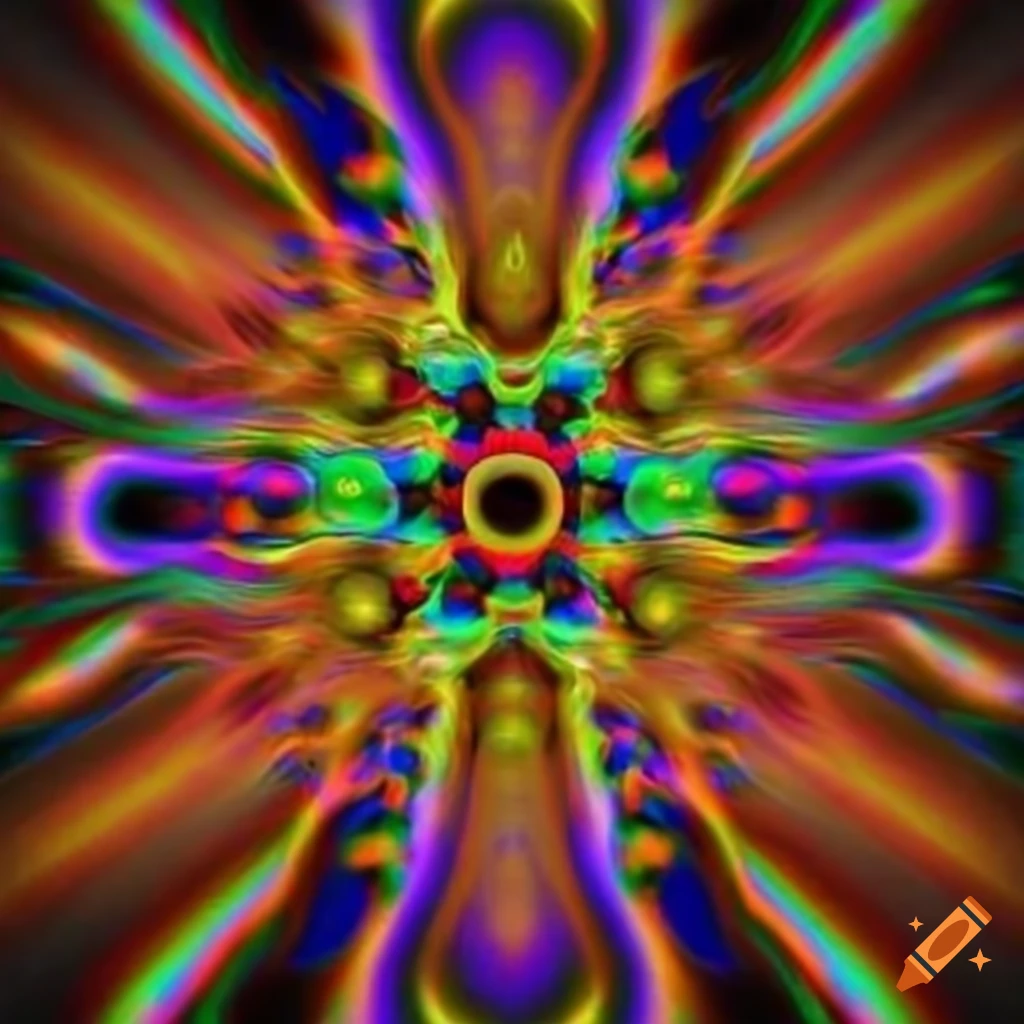 abstract optical illusion artwork