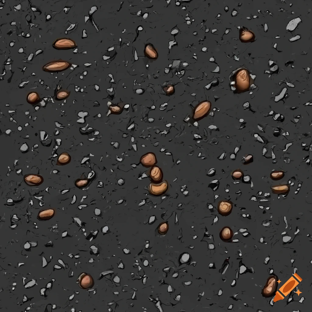Texture of asphalt surface on Craiyon