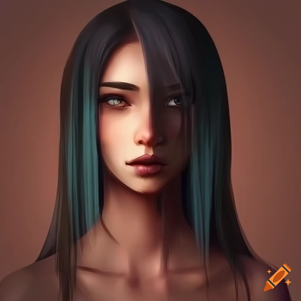stunning digital art of a mesmerizing android
