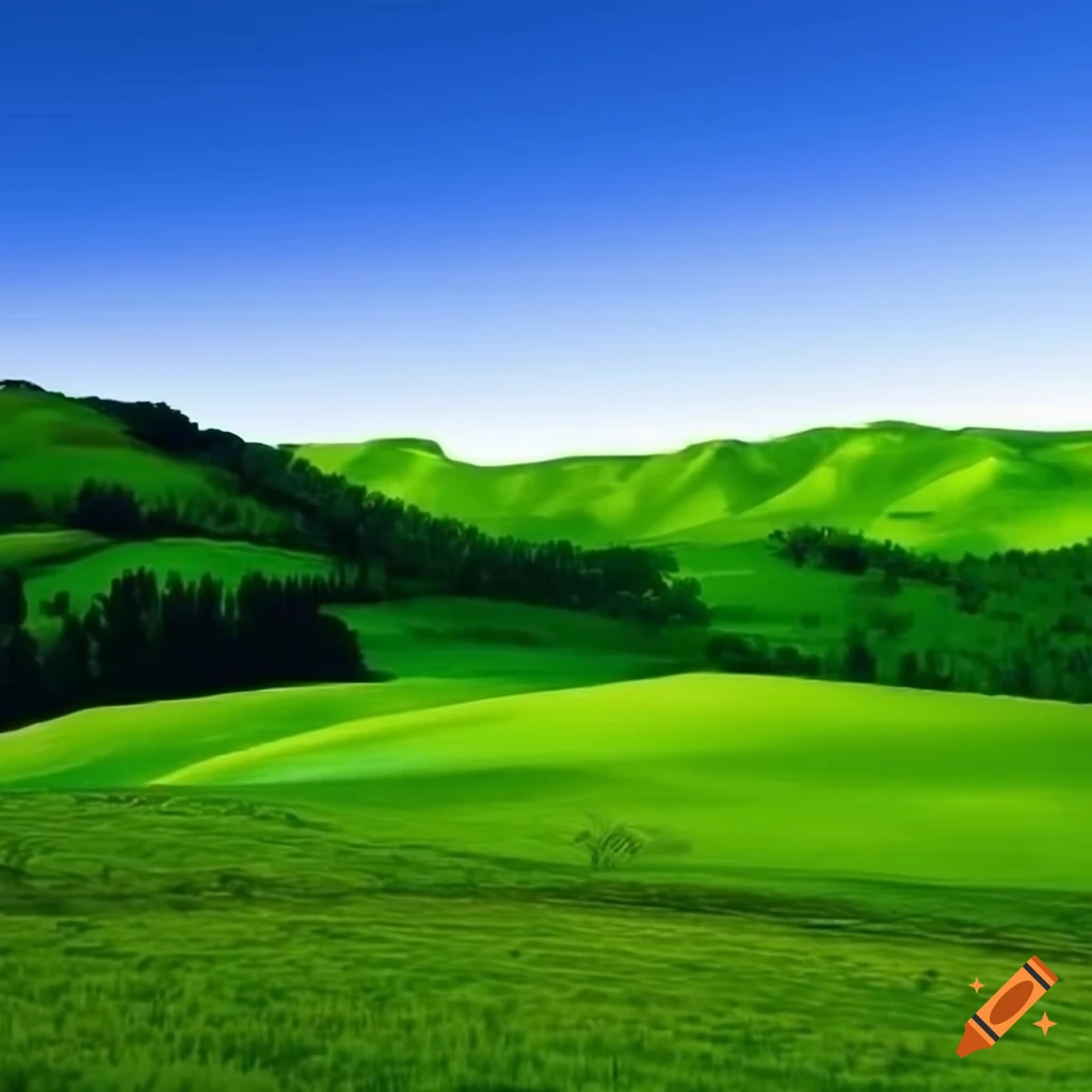 Nostalgic wallpaper inspired by windows xp