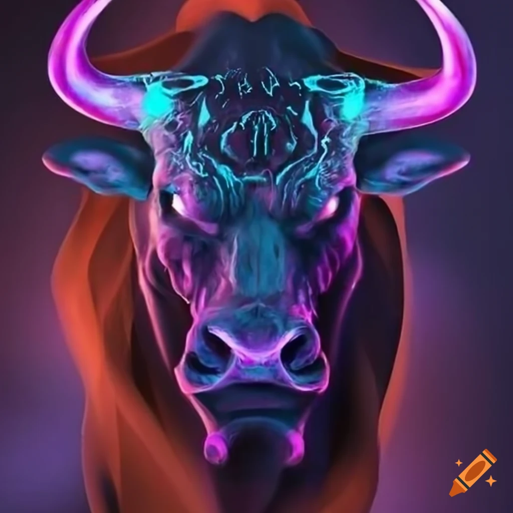 glimmering bull