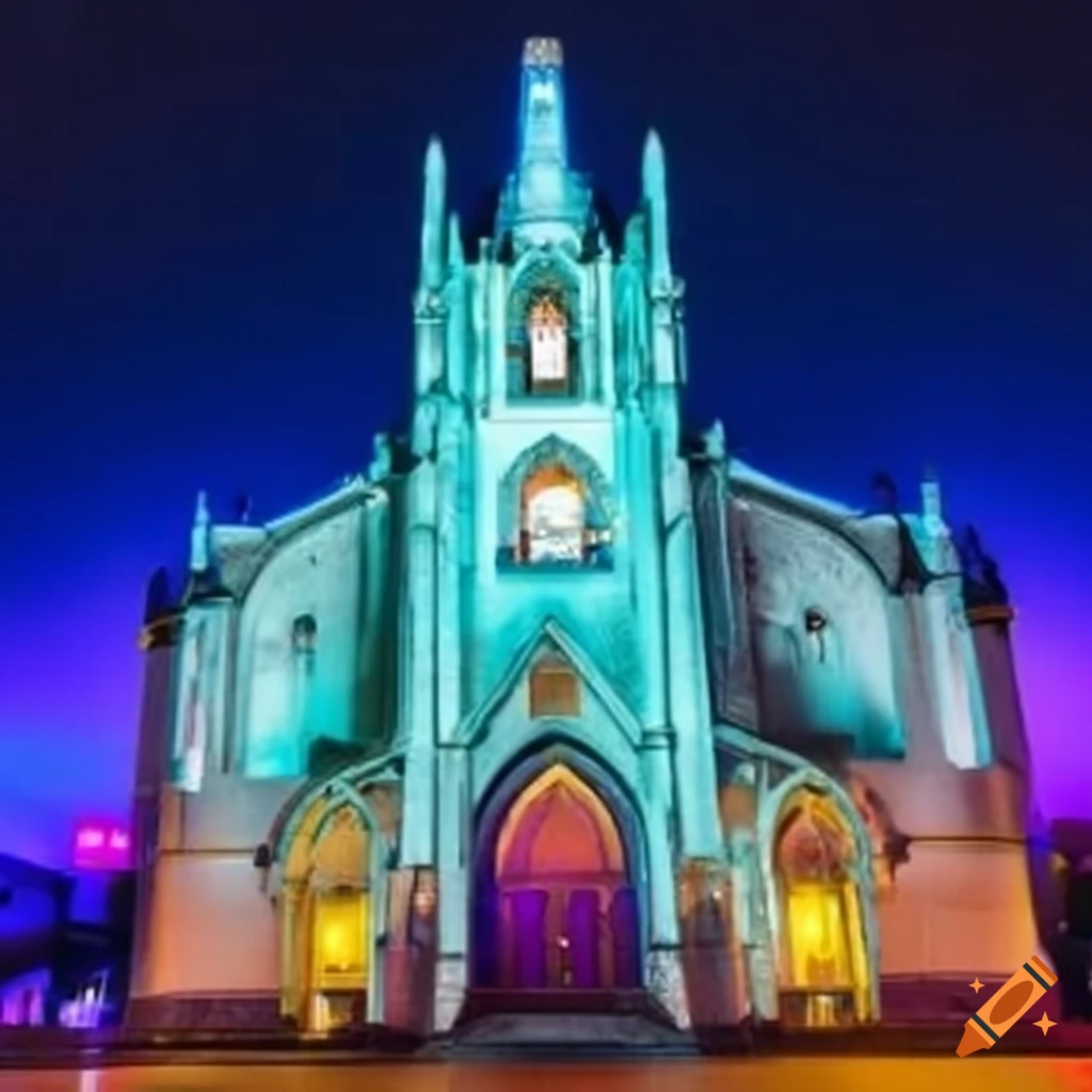 Taco bell cathedral on Craiyon
