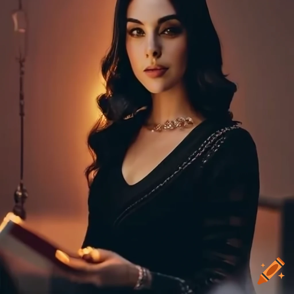 Adelaide Kane posing in an elegant bedroom with cozy furniture and ...