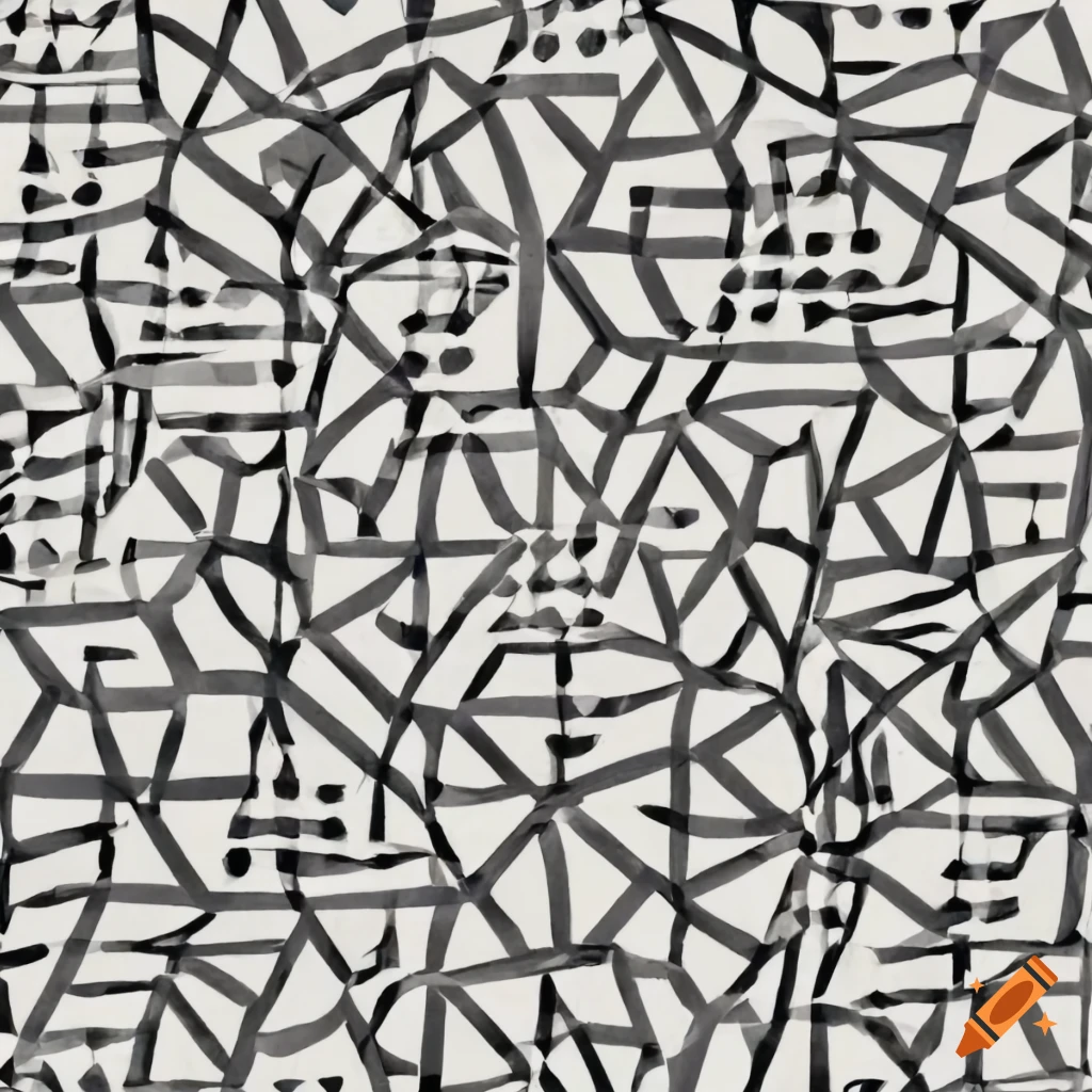 abstract irregular geometric pattern