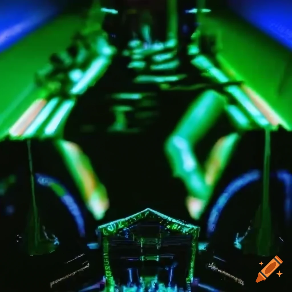 Abstract digital art with glitch and horror filter effects on Craiyon