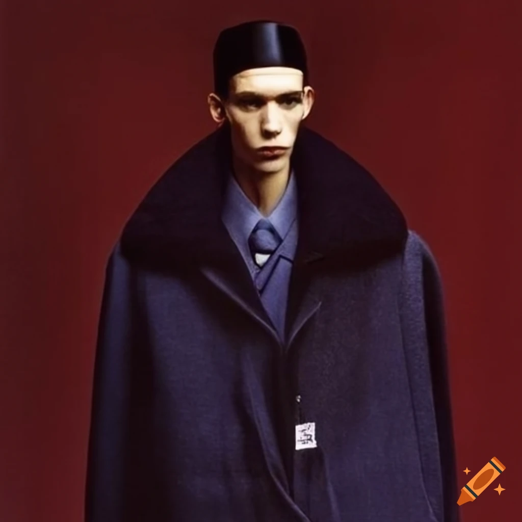 Raf Simons menswear by Irving Penn in high definition