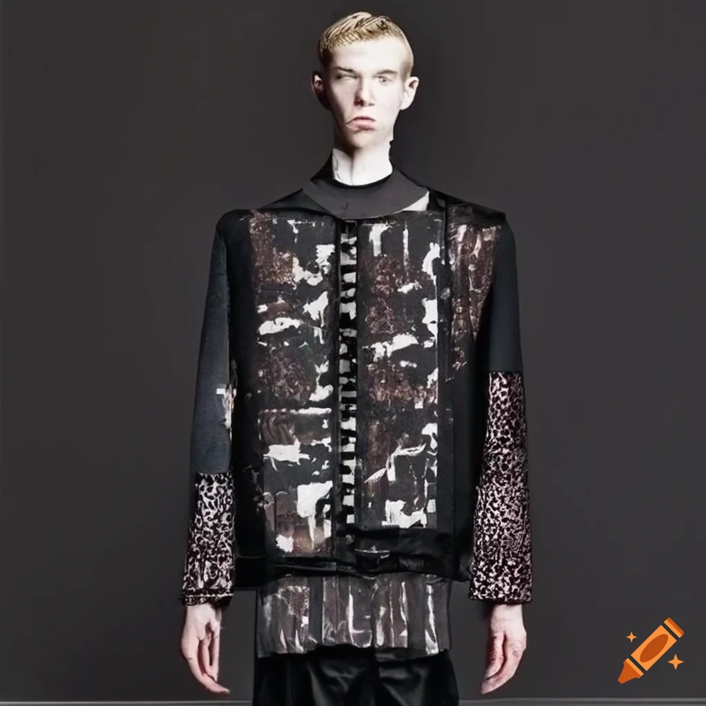 Laser cut menswear by raf simons in high definition