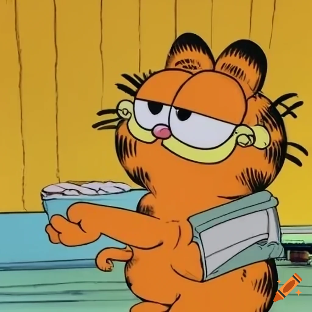 Cartoon Anime Garfield Smug Keychain Lovely Backpack Pendant Creative Gifts  | eBay