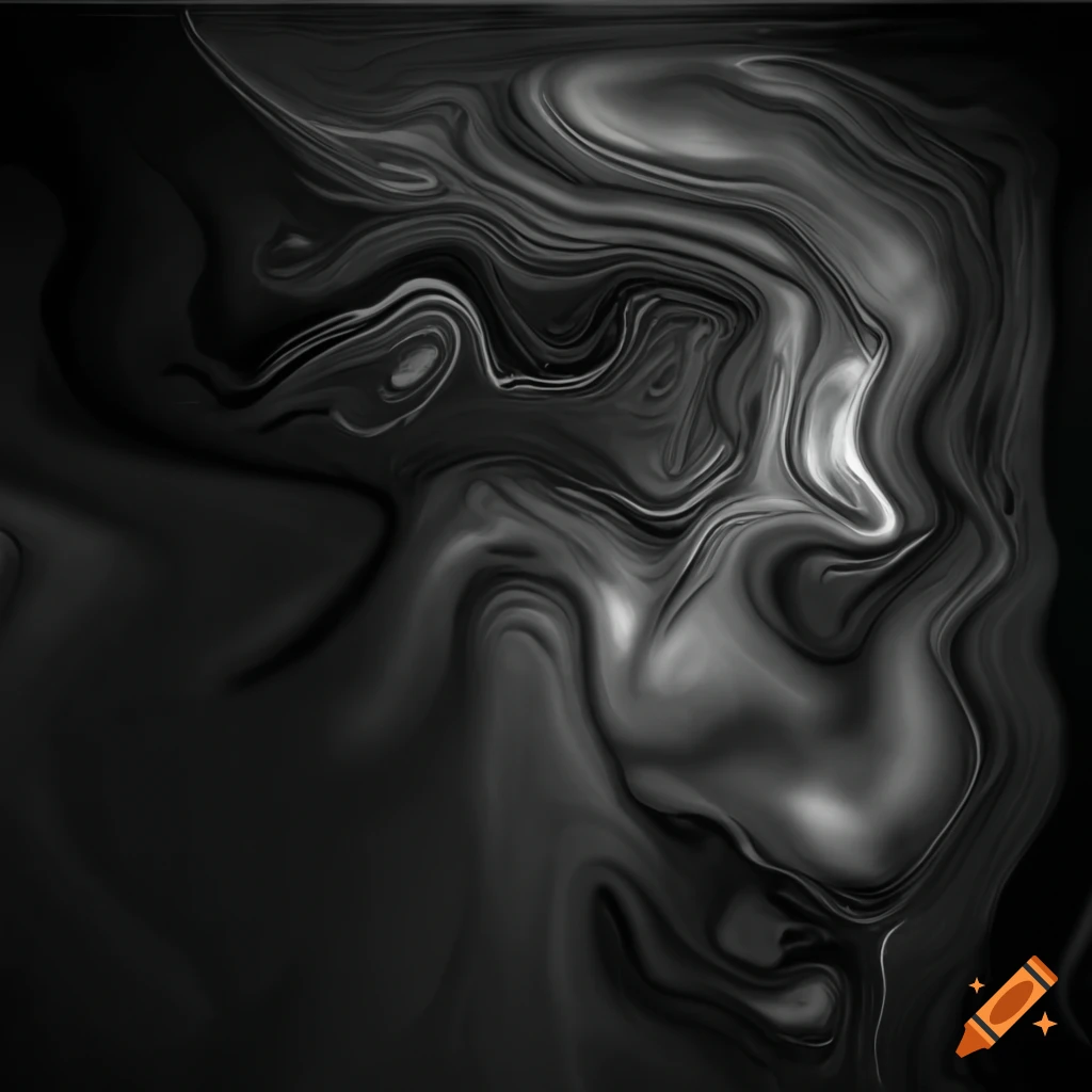 Black liquid on Craiyon