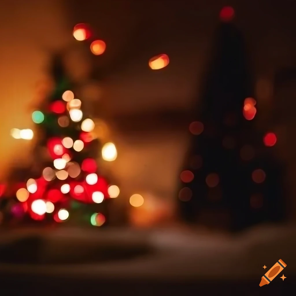 Dettagli ben definiti, amore, luci, calore in immagine natalizia a sfondo sfocato