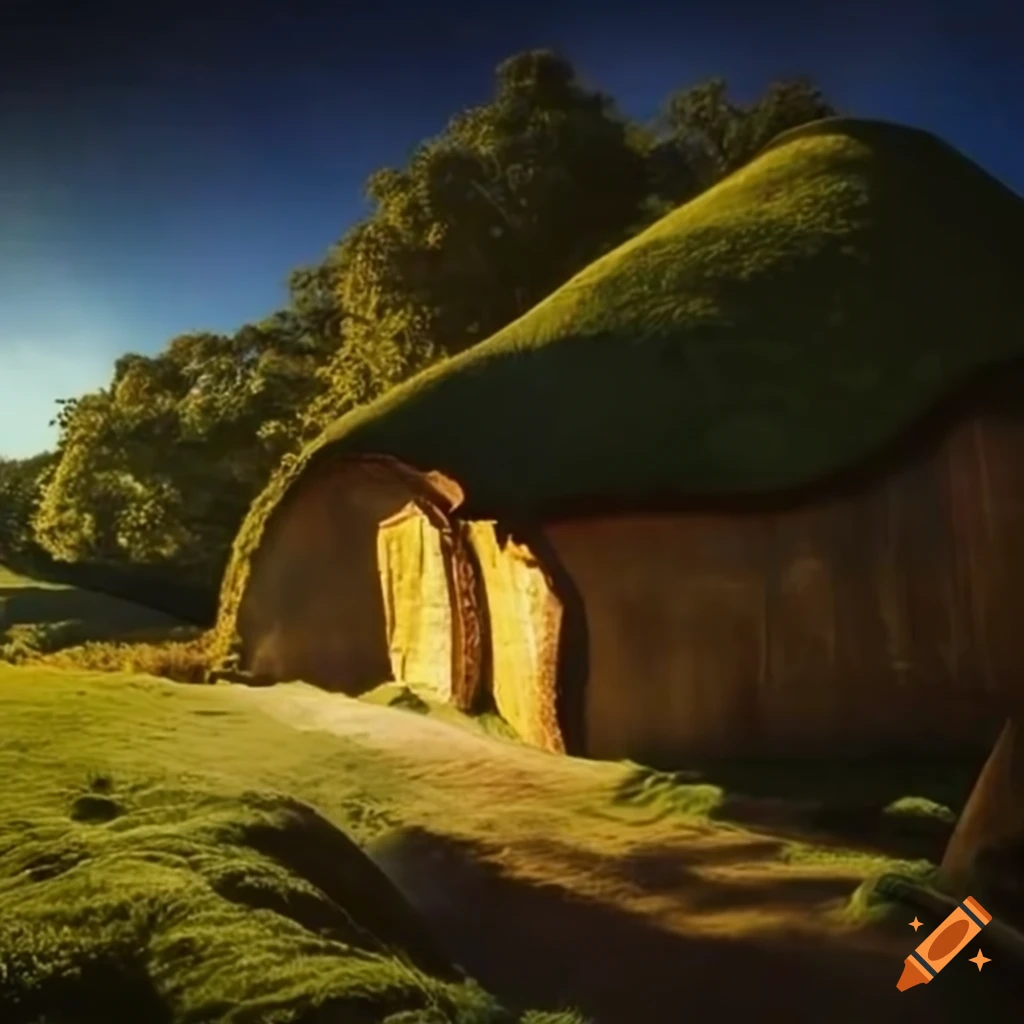 View in bag end during a festival in the shire
