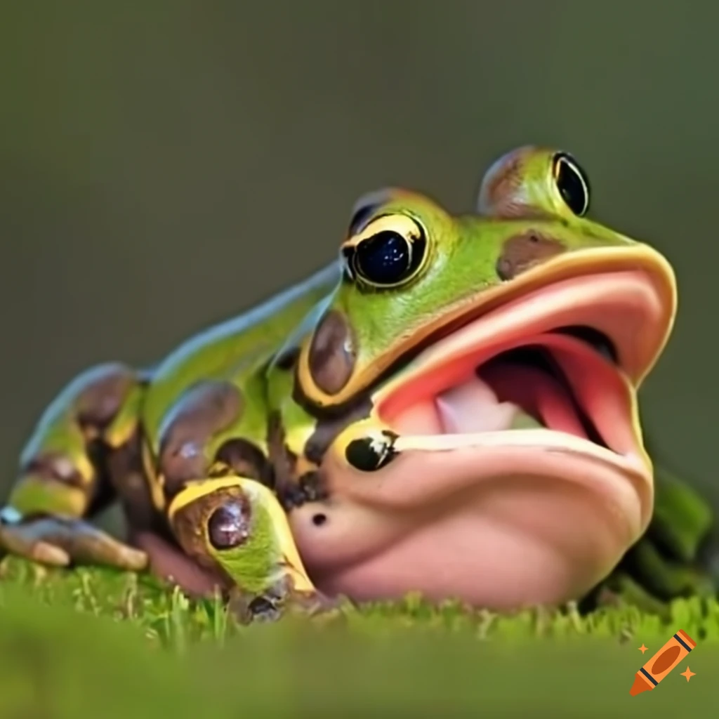 Snoring pig and croaking frog