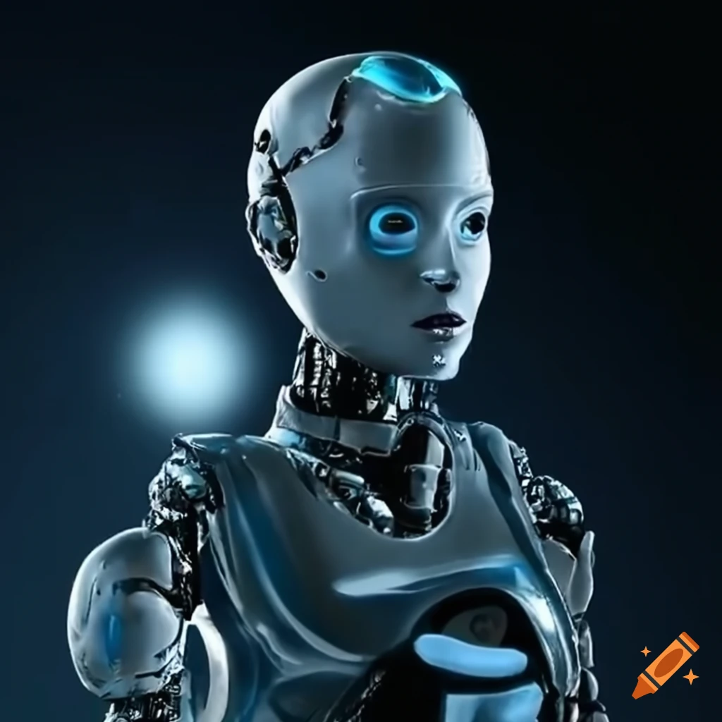 Ai humanoid robot invading the earth on Craiyon