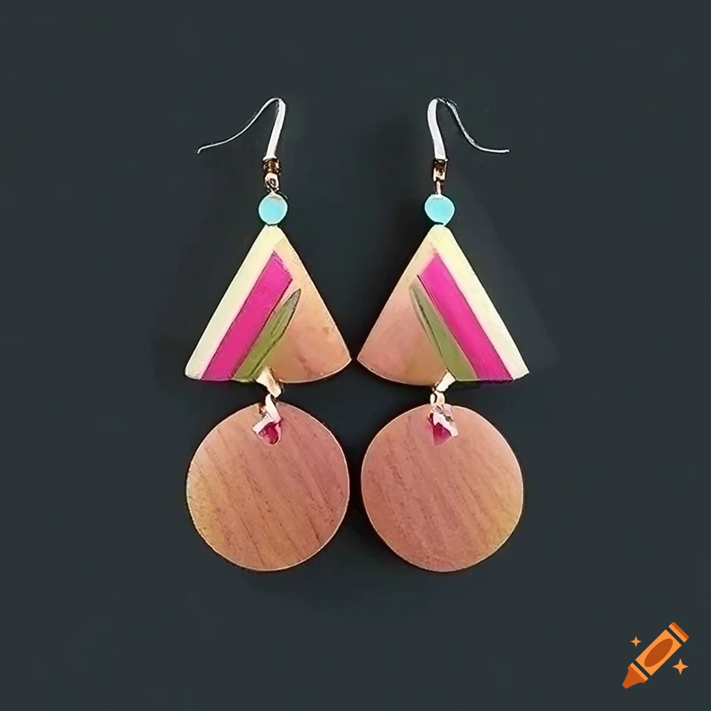 Craft designer seeking innovative ideas for distinctive balsa wood earrings