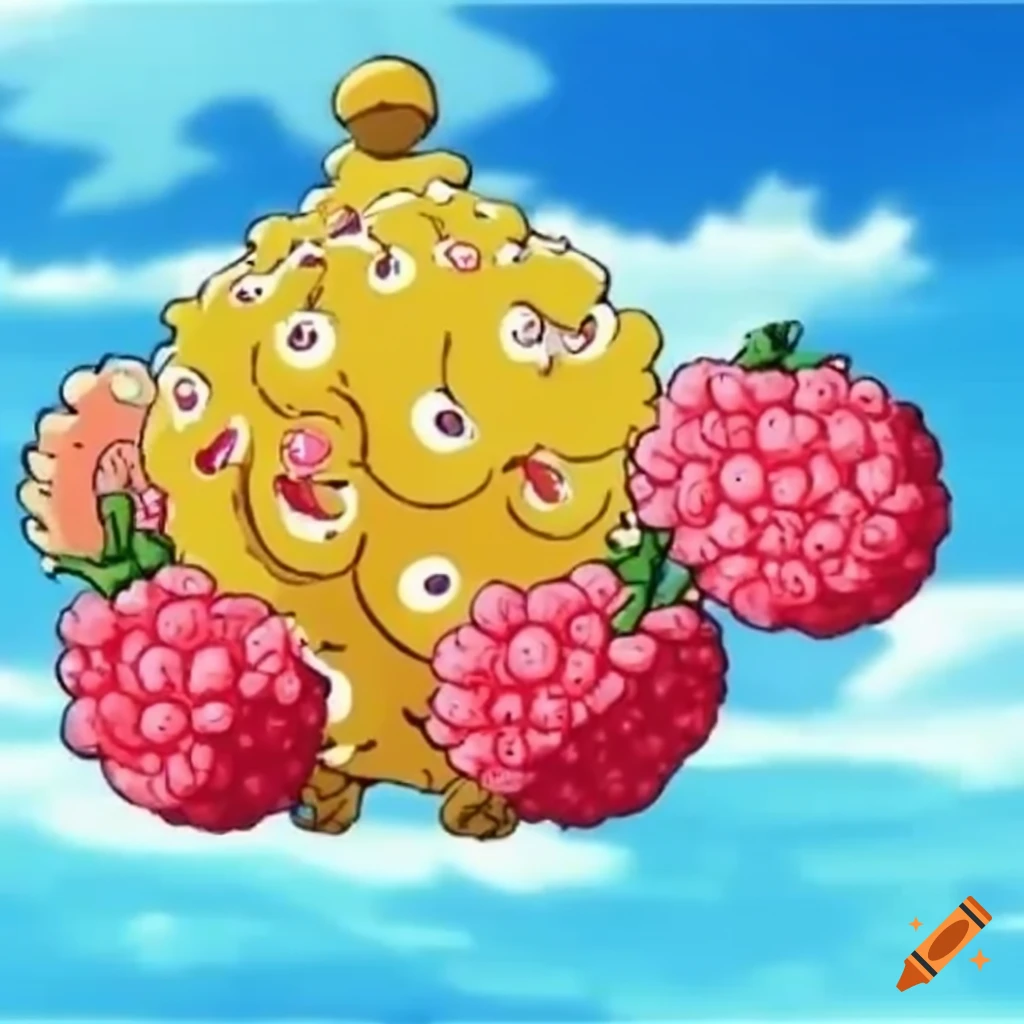 One piece magical fruits from anime on Craiyon