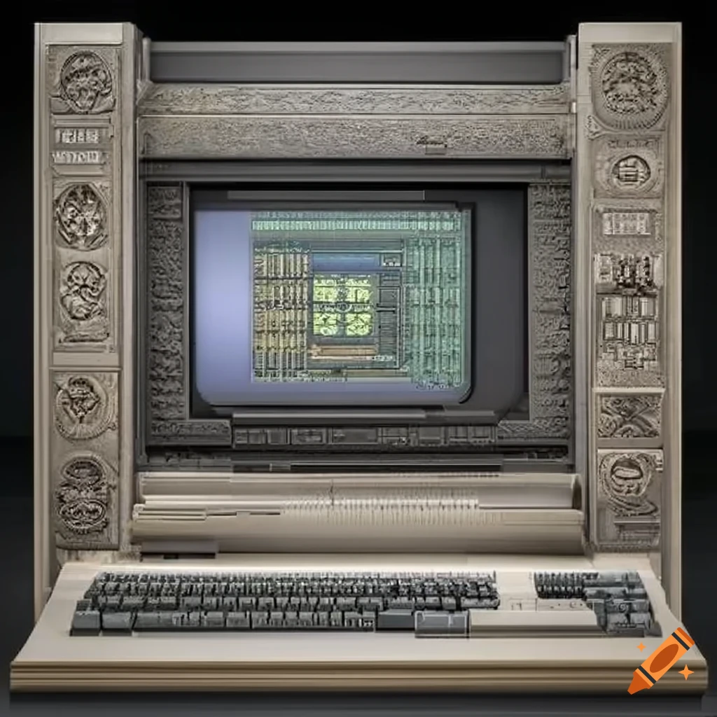 Ancient computer built by the gods in the distant past on Craiyon